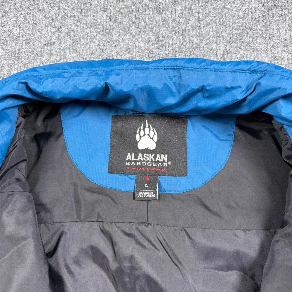 Alaskan Hardgear Puffin Jacket Mens Large Blue Quilted Duluth Trading Co